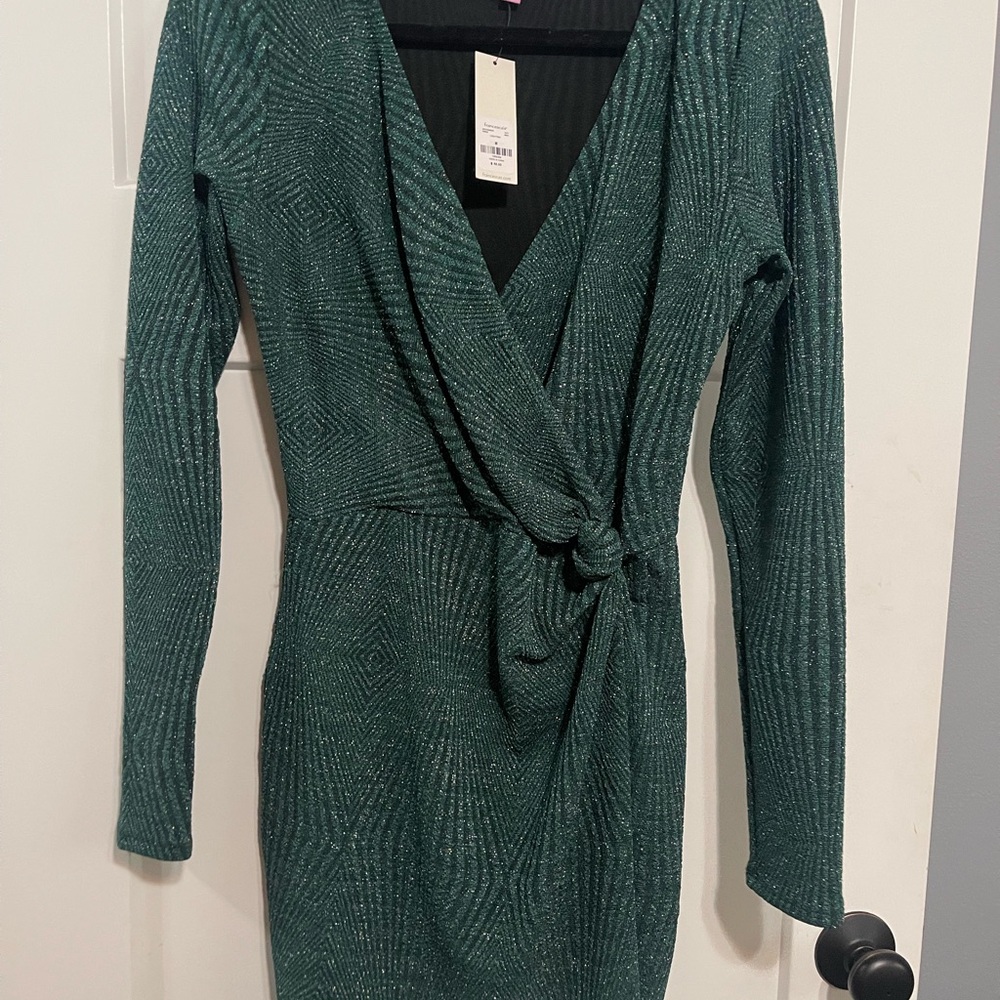 NWT Francesca’s Green Dress